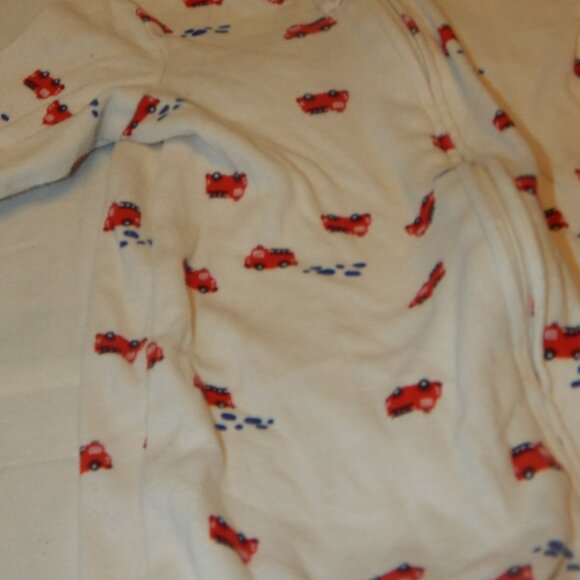 Carter's set of 2 fire truck footies 6 months - Picture 2 of 6